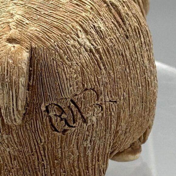 Vtg Artesania Rinconada Moose Figurine Uruguay Retired Wildlife 4" READ As is - Picture 5 of 15